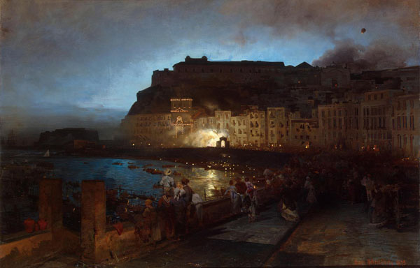 fireworks in naples